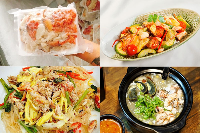 Thịt cua đủ bộ